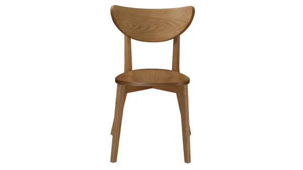 Chaises Scandinaves En Bois Clair Chêne (lot De 2) LEENA 3