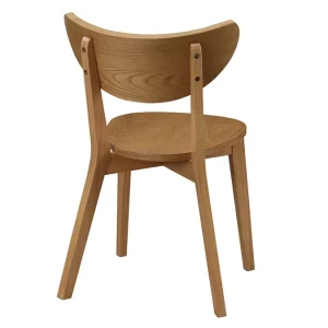 Chaises Scandinaves En Bois Clair Chêne (lot De 2) LEENA 20