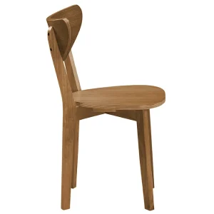 Chaises Scandinaves En Bois Clair Chêne (lot De 2) LEENA 16