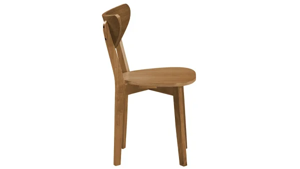 Chaises Scandinaves En Bois Clair Chêne (lot De 2) LEENA 4