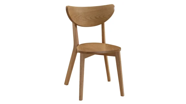 Chaises Scandinaves En Bois Clair Chêne (lot De 2) LEENA 5