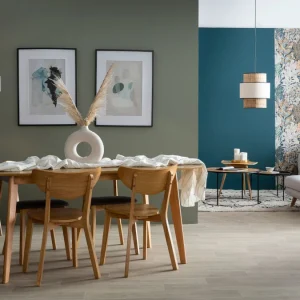 Chaises Scandinaves En Bois Clair Chêne (lot De 2) LEENA 26