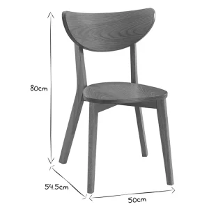 Chaises Scandinaves En Bois Clair Chêne (lot De 2) LEENA 28