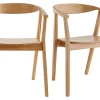 mode pas chere Chaises Scandinaves En Bois Clair Massif (lot De 2) BAHIA 23