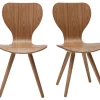mode Chaises Vintage Bois Clair (lot De 2) NORDECO 25