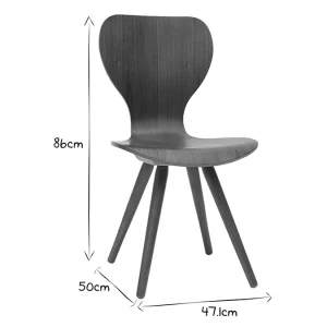 Chaises Vintage Bois Foncé Noyer (lot De 2) NORDECO 22