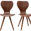 Chaises Vintage Bois Foncé Noyer (lot De 2) NORDECO 31