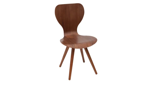 Chaises Vintage Bois Foncé Noyer (lot De 2) NORDECO 4