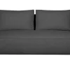 Chauffeuse Double Design En Tissu Gris Anthracite PLURIEL 23
