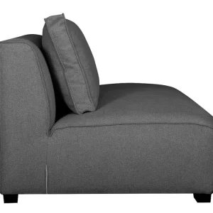Chauffeuse Double Design En Tissu Gris Anthracite PLURIEL 13