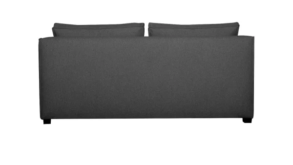 Chauffeuse Double Design En Tissu Gris Anthracite PLURIEL 5