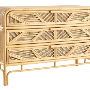 bas prix Commode Vintage En Rotin 3 Tiroirs L120 Cm GALON – Miliboo & Stéphane Plaza 13