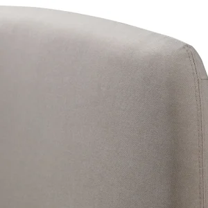 Lit 2 Places 140×200 Cm En Tissu Beige NIELS en solde 11