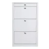 online boutique Meuble à Chaussures Design Blanc Laqué Brillant L70 Cm DEVA 26