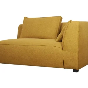 à prix réduits Module D’angle Droit Pour Canapé En Tissu Jaune Cumin PLURIEL 9