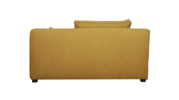 à prix réduits Module D’angle Droit Pour Canapé En Tissu Jaune Cumin PLURIEL 5