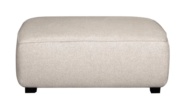 Pouf Module De Canapé En Tissu Beige PLURIEL prix pas cher 1