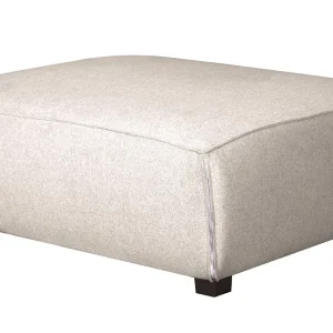 Pouf Module De Canapé En Tissu Beige PLURIEL prix pas cher 13