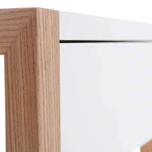 magasin pour Table De Chevet Blanc Et Chêne ARMEL 14