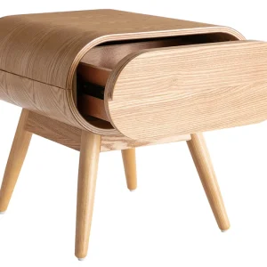 officiel Table De Chevet Design Frêne 1 Tiroir BJORG 10