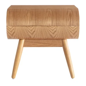 officiel Table De Chevet Design Frêne 1 Tiroir BJORG 12