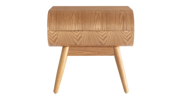 officiel Table De Chevet Design Frêne 1 Tiroir BJORG 4