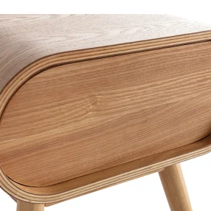 officiel Table De Chevet Design Frêne 1 Tiroir BJORG 14
