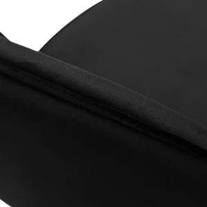 vente luxe pas cher Tabouret De Bar Design En Velours Noir Et Métal H69 Cm BELLEROSE 18