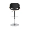 Tabouret De Bar Design Noir Et Bois Foncé WALNUT france en ligne 23