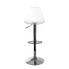 Tabouret De Bar Design Réglable Transparent GALILEO vente pas cher 20