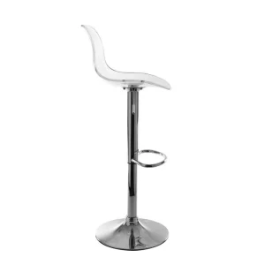 Tabouret De Bar Design Réglable Transparent GALILEO soldes pas cher 14