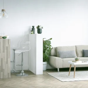 Tabouret De Bar Design Réglable Transparent GALILEO soldes pas cher 20