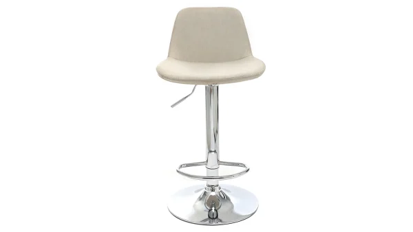 ultratendance Tabouret De Bar Design Tissu Naturel Lot De 2 ZACK 3