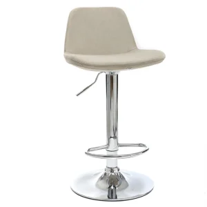 ultratendance Tabouret De Bar Design Tissu Naturel Lot De 2 ZACK 12