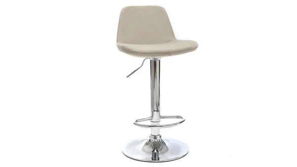 ultratendance Tabouret De Bar Design Tissu Naturel Lot De 2 ZACK 4