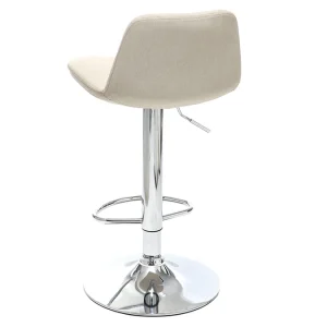 ultratendance Tabouret De Bar Design Tissu Naturel Lot De 2 ZACK 14