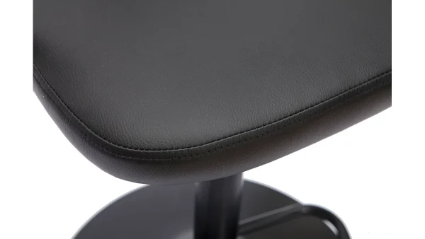 prix pas cher Tabouret De Bar Industriel Réglable Noir BECKETT 7