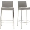 Tabouret Design Gris H66 Cm (lot De 2) EPSILON outlet 25