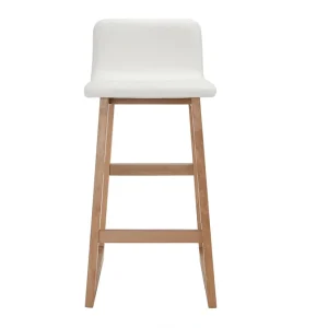 Acheter Maintenant Tabourets De Bar Bois Clair Et Blanc 65 Cm (lot De 2) OSAKA 11