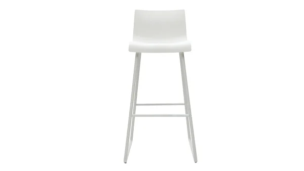 Tabourets De Bar Design Blanc 76 Cm (lot De 2) ONA 3
