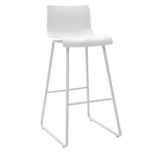 Tabourets De Bar Design Blanc 76 Cm (lot De 2) ONA 14