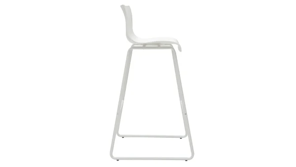 Tabourets De Bar Design Blanc 76 Cm (lot De 2) ONA 5