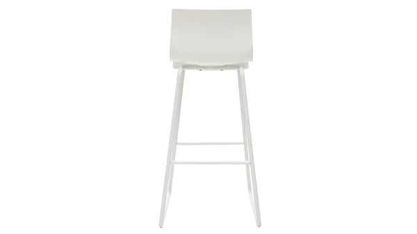 Tabourets De Bar Design Blanc 76 Cm (lot De 2) ONA 6