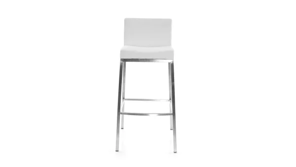 Tabourets De Bar Design Blancs 76 Cm EPSILON (lot De 2) soldes luxe 3