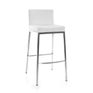 Tabourets De Bar Design Blancs 76 Cm EPSILON (lot De 2) soldes luxe 12