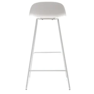 Tabourets De Bar Design Blancs H71 Cm (lot De 2) ELLA 15