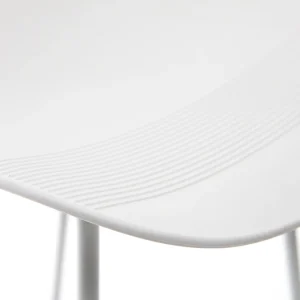 Tabourets De Bar Design Blancs H71 Cm (lot De 2) ELLA 19