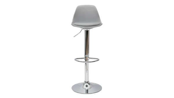 Tabourets De Bar Design Gris Clair (lot De 2) STEEVY 3