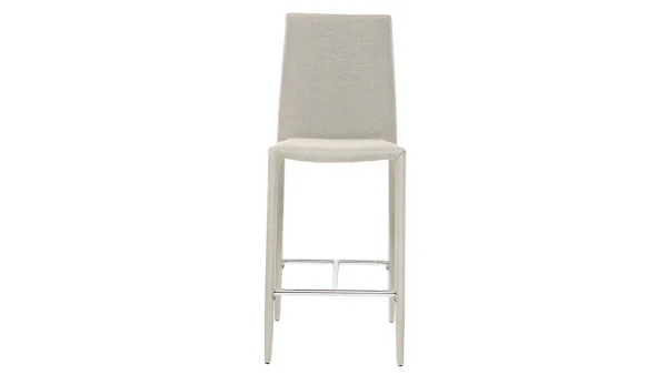 Vente Tabourets De Bar Design Gris Clair (lot De 2) TALOS 3