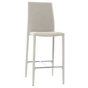 Vente Tabourets De Bar Design Gris Clair (lot De 2) TALOS 14
